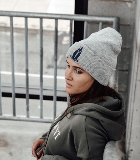 [TMSGKB19] Tattoos of My Soul, Grey Knit Beanie